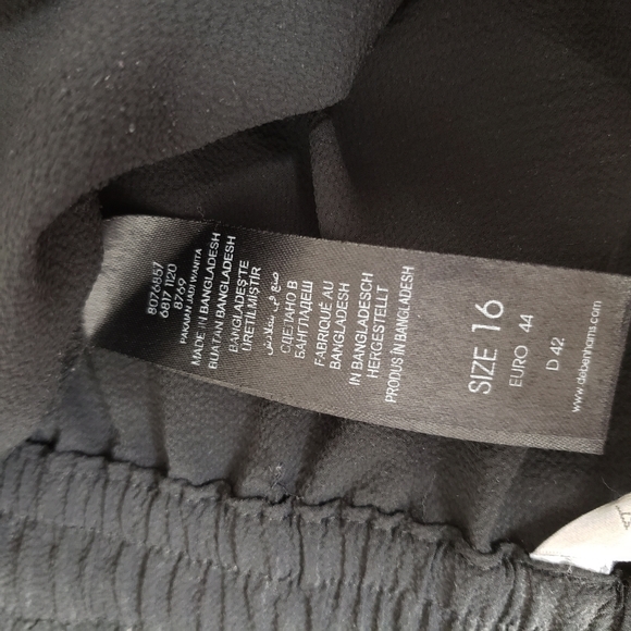 RJR. John Rocha Black Pleated Pants - Picture 10 of 10